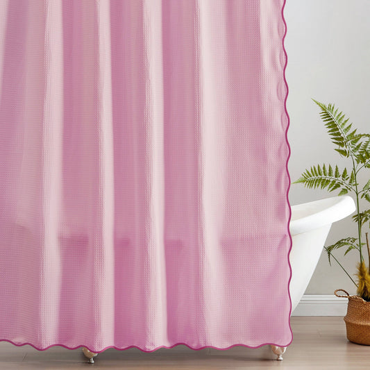 Anemona Shower Curtain (Hot Pink/Light Pink)