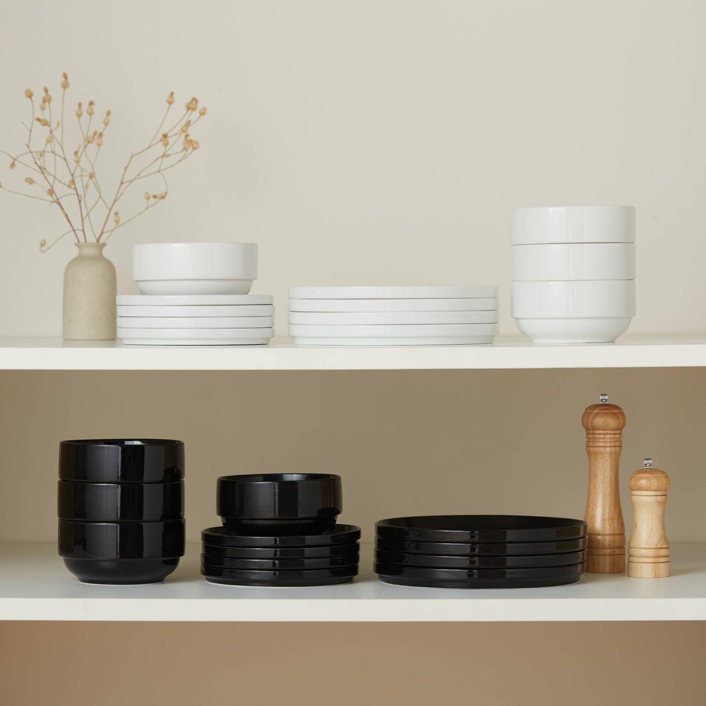 Kook Dinnerware Set, 12 Piece, Ceramic, Cambridge Classics