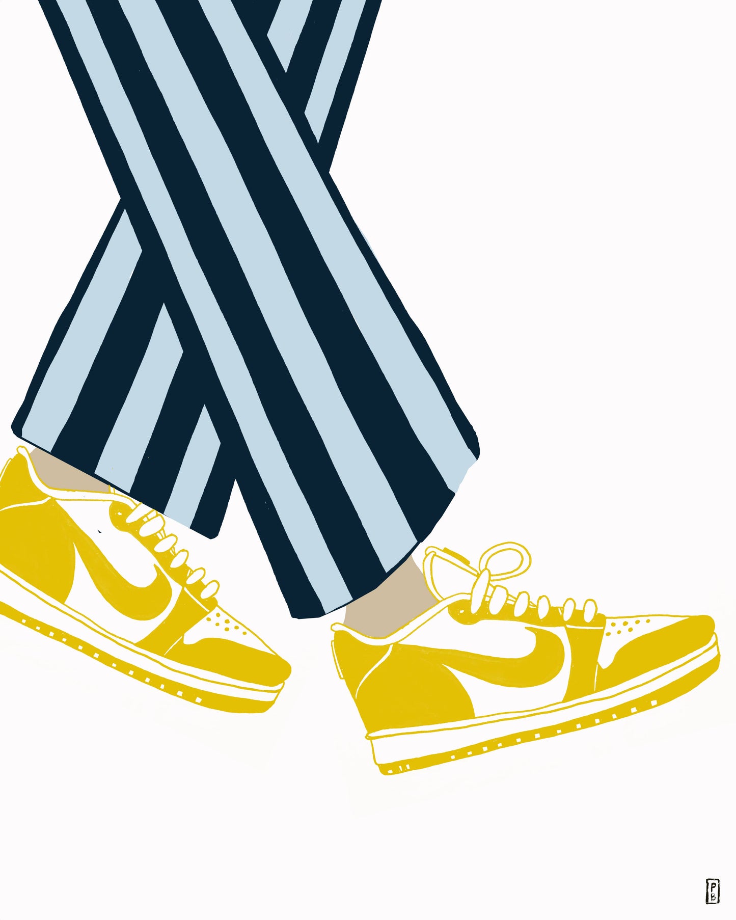 "Yellow Nike Air", Giclée Fine Art Print