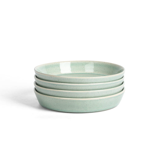 Claire Stoneware Pasta Bowl Set - Green