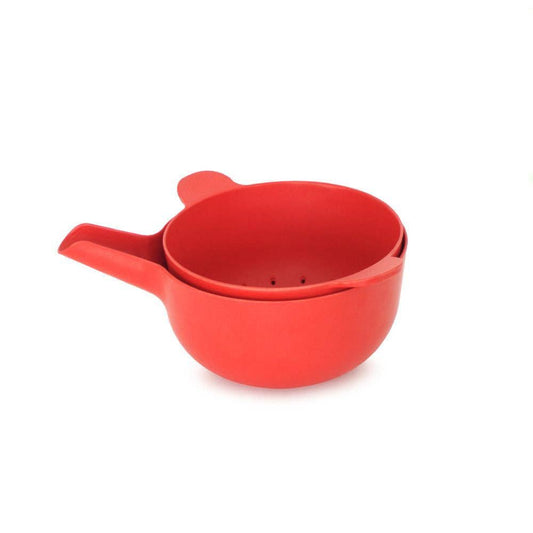 Pronto Small Mixing Bowl & Colander Set - Tomato