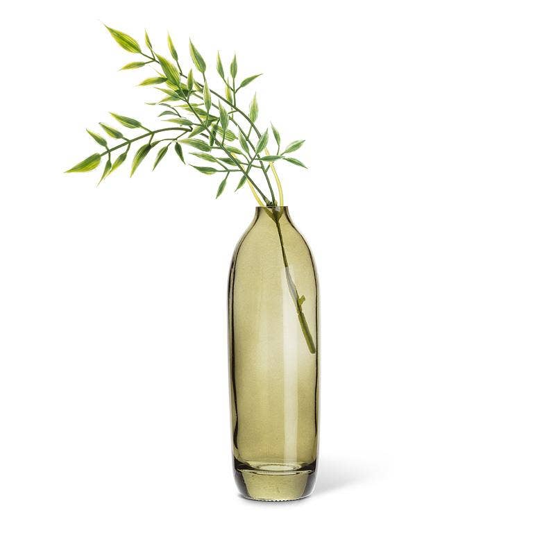 Tall Bud Vase-Moss Green-7.5"H