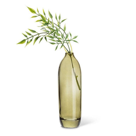 Tall Bud Vase-Moss Green-7.5"H