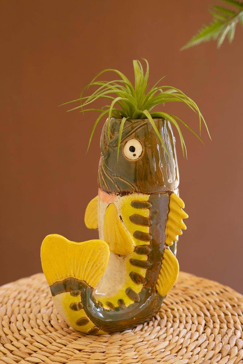 Tabletop Largemouth Bass Vase