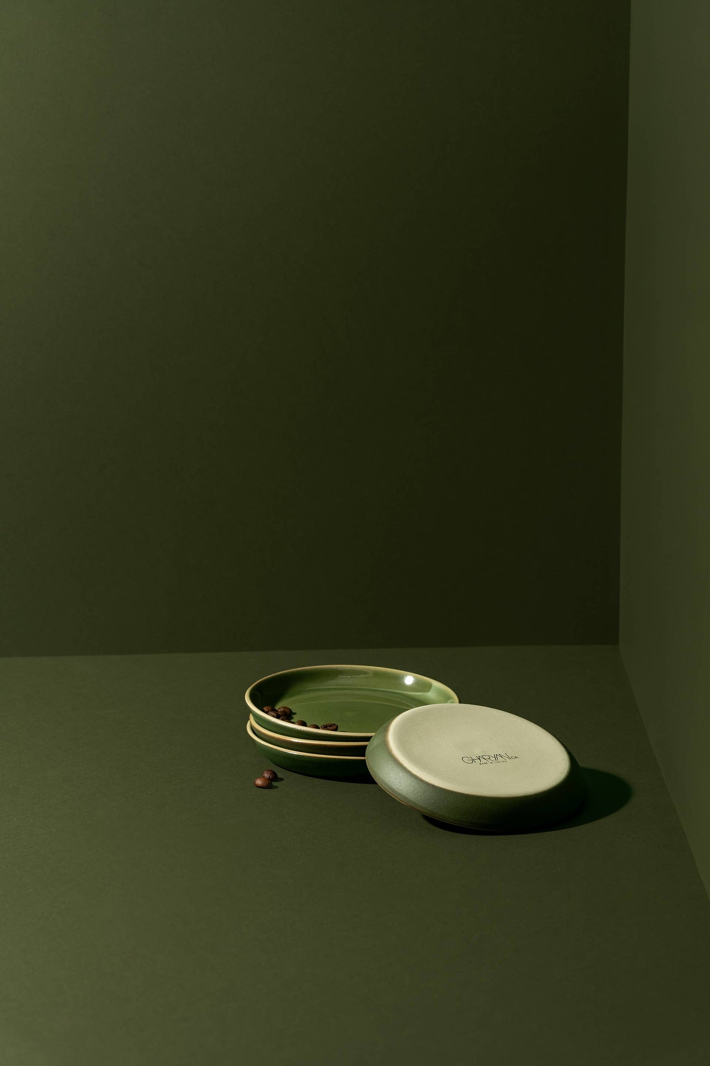 Handmade Stoneware Flat Side Plate | Edan 5.1"