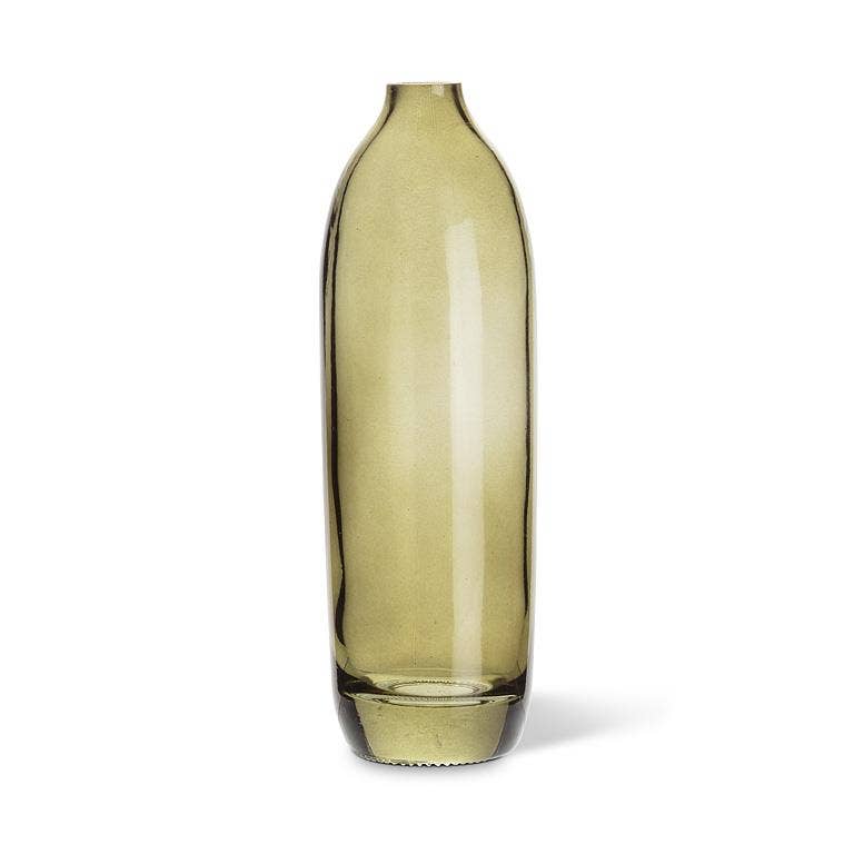 Tall Bud Vase-Moss Green-7.5"H