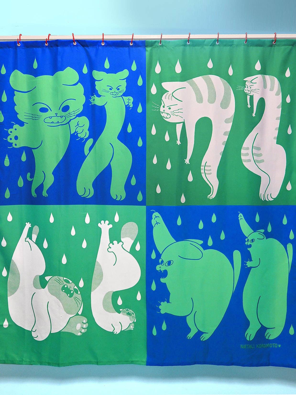 Dry Cats Shower Curtain