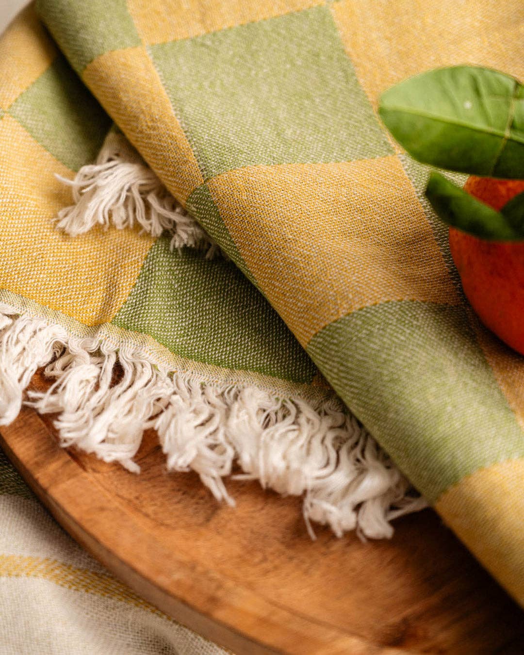 Cheese Hand-Stitched Tea Towel Set
