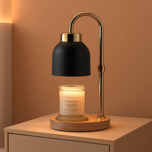 Black Ultra modern Electric Candle Warmer With Timer