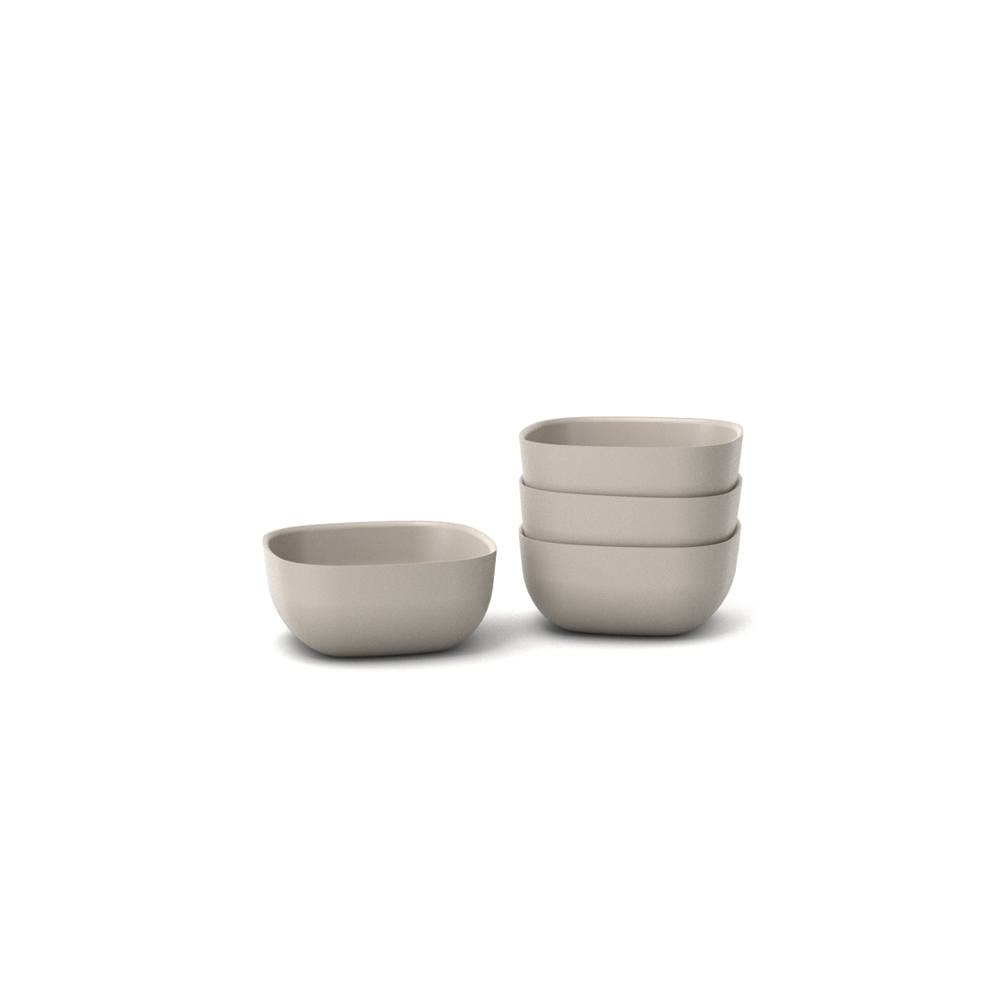 Set of 4: Gusto Small Bowl - Stone