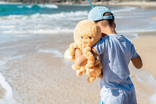Ollie Octopus Gold Soft Toy 15"/38cm